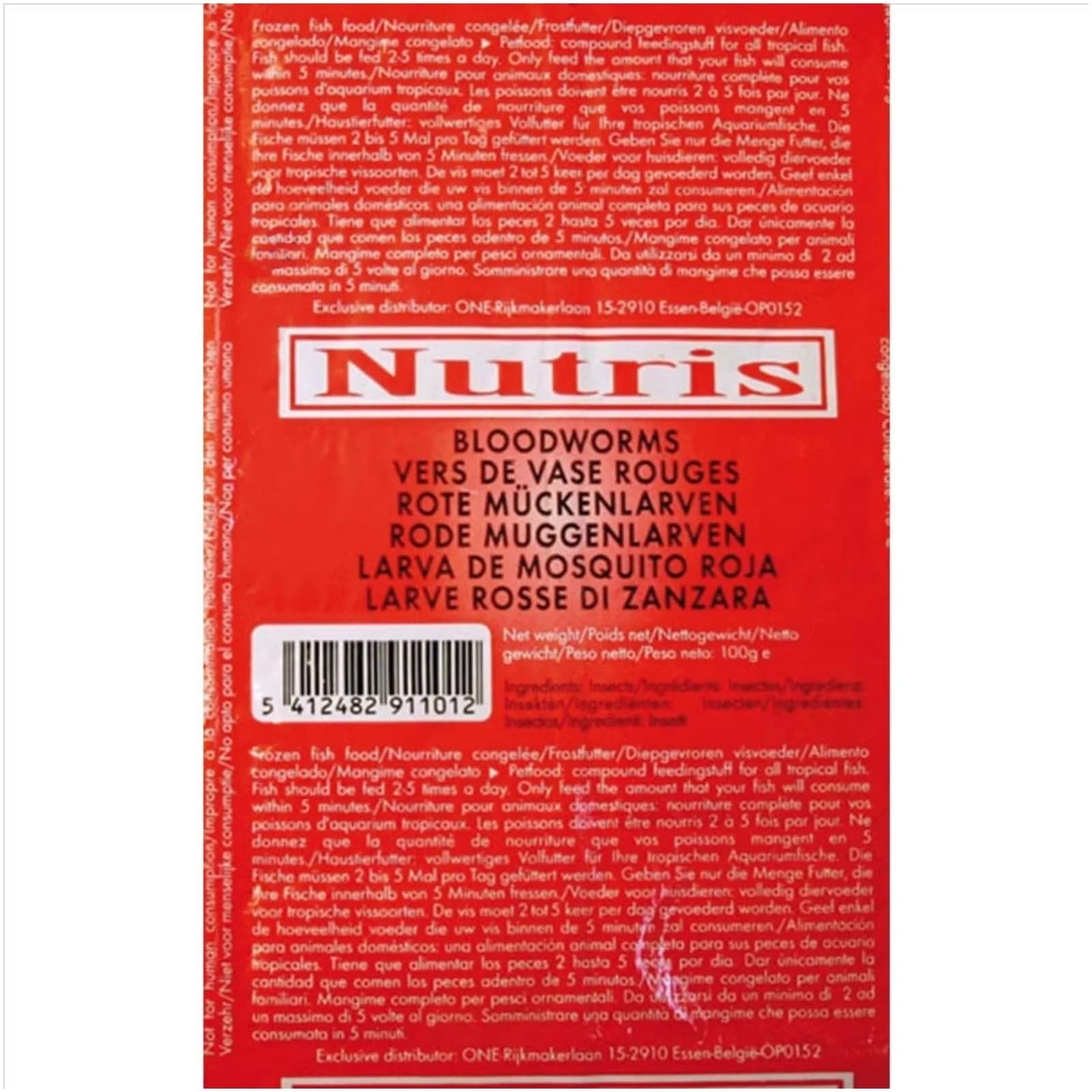 Nutris Frozen Bloodworm